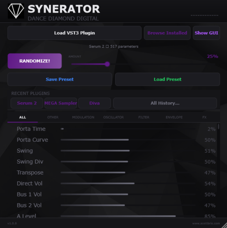 Synerator // Synth Randomizer for Producers