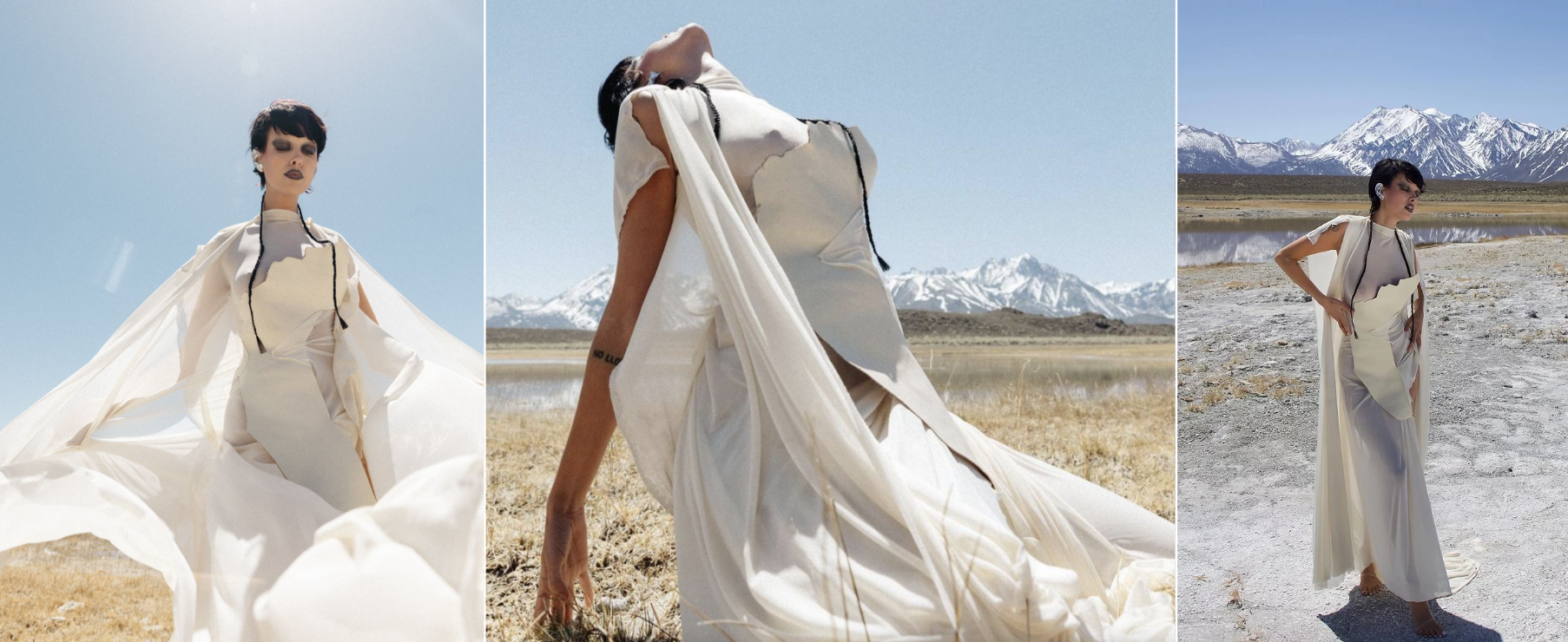 Release Dress SS2021
White mesh dress with leather details
Retail Price : $2499