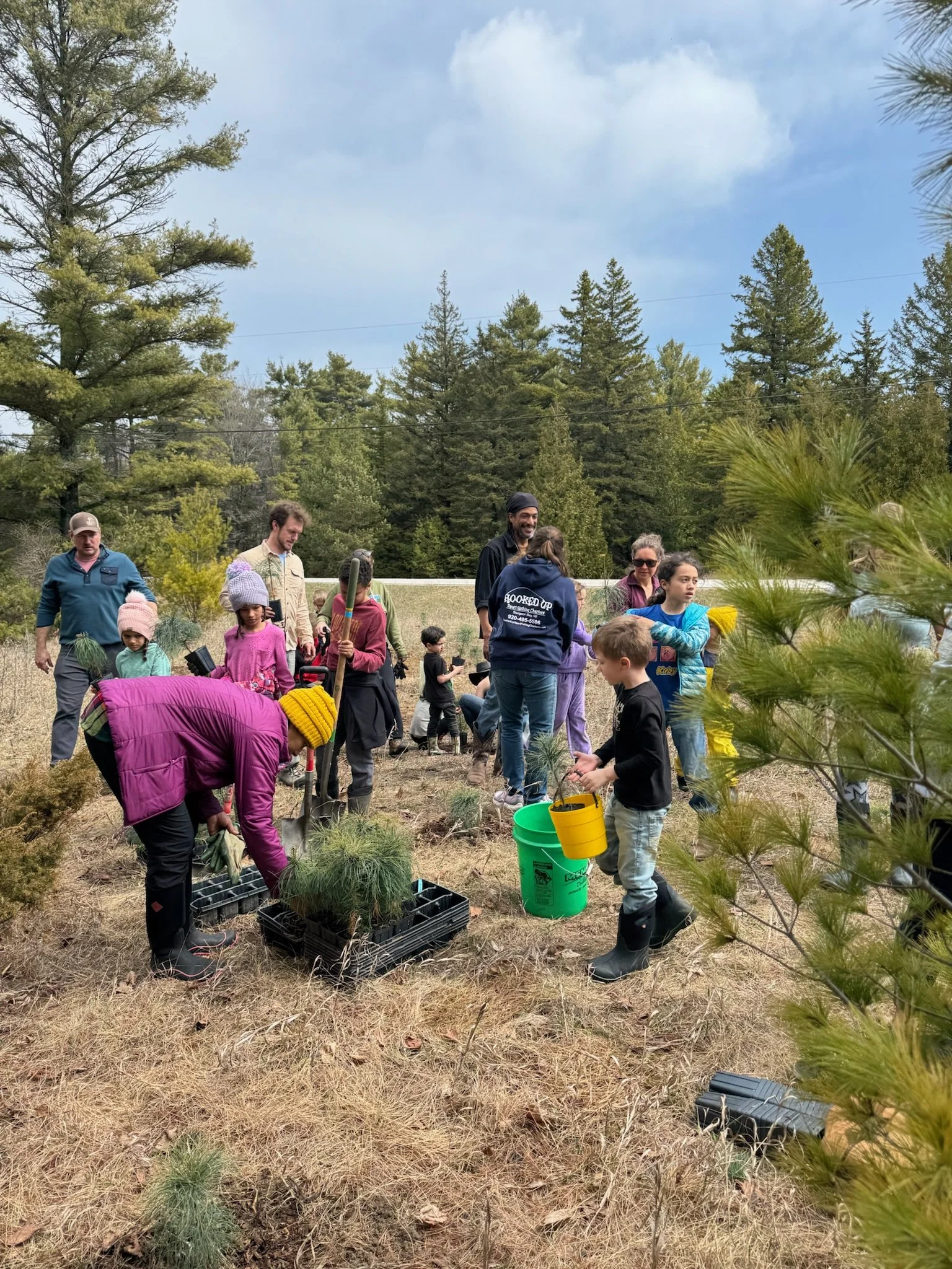 Community Tree Planting in Peninsula State Park
