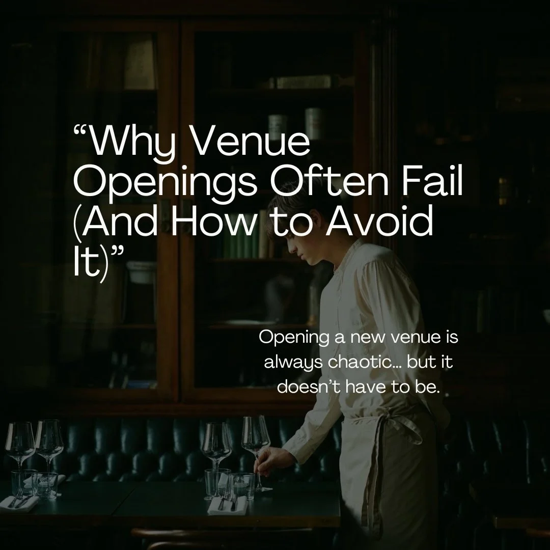 Why Venue Openings Often Fail (And How to Avoid It)