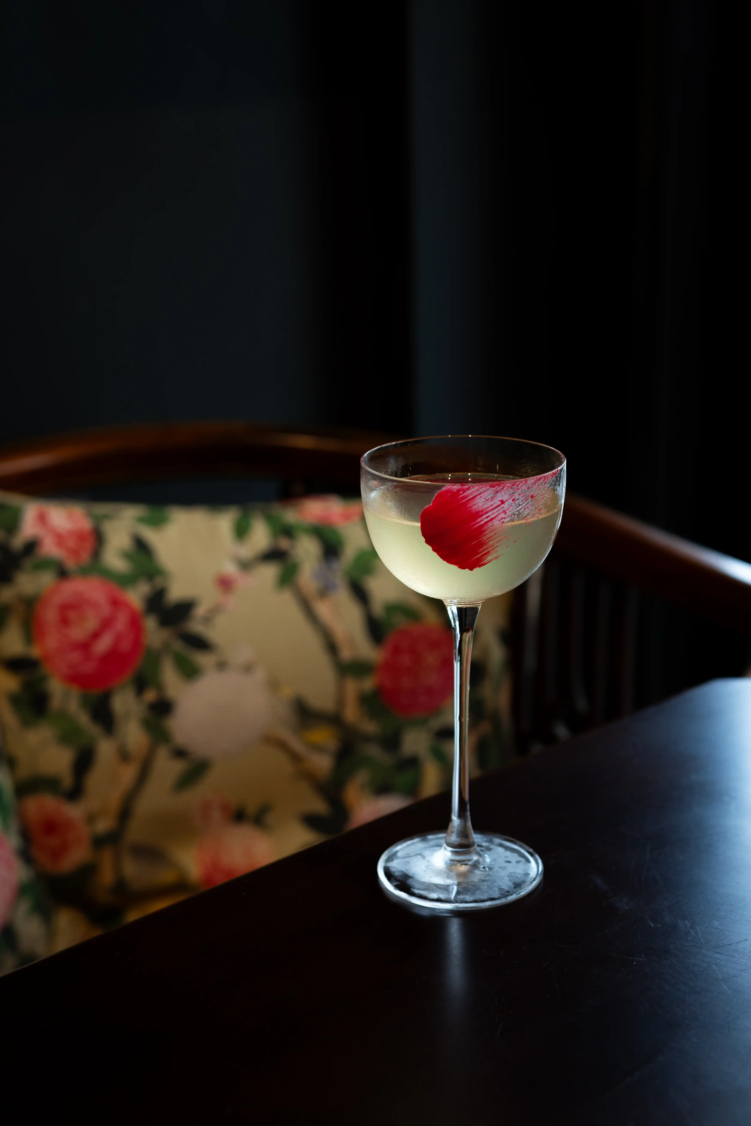 Jasmine romance cocktail at Ms. Cattea in Potts point with sake, vodka, jasmine