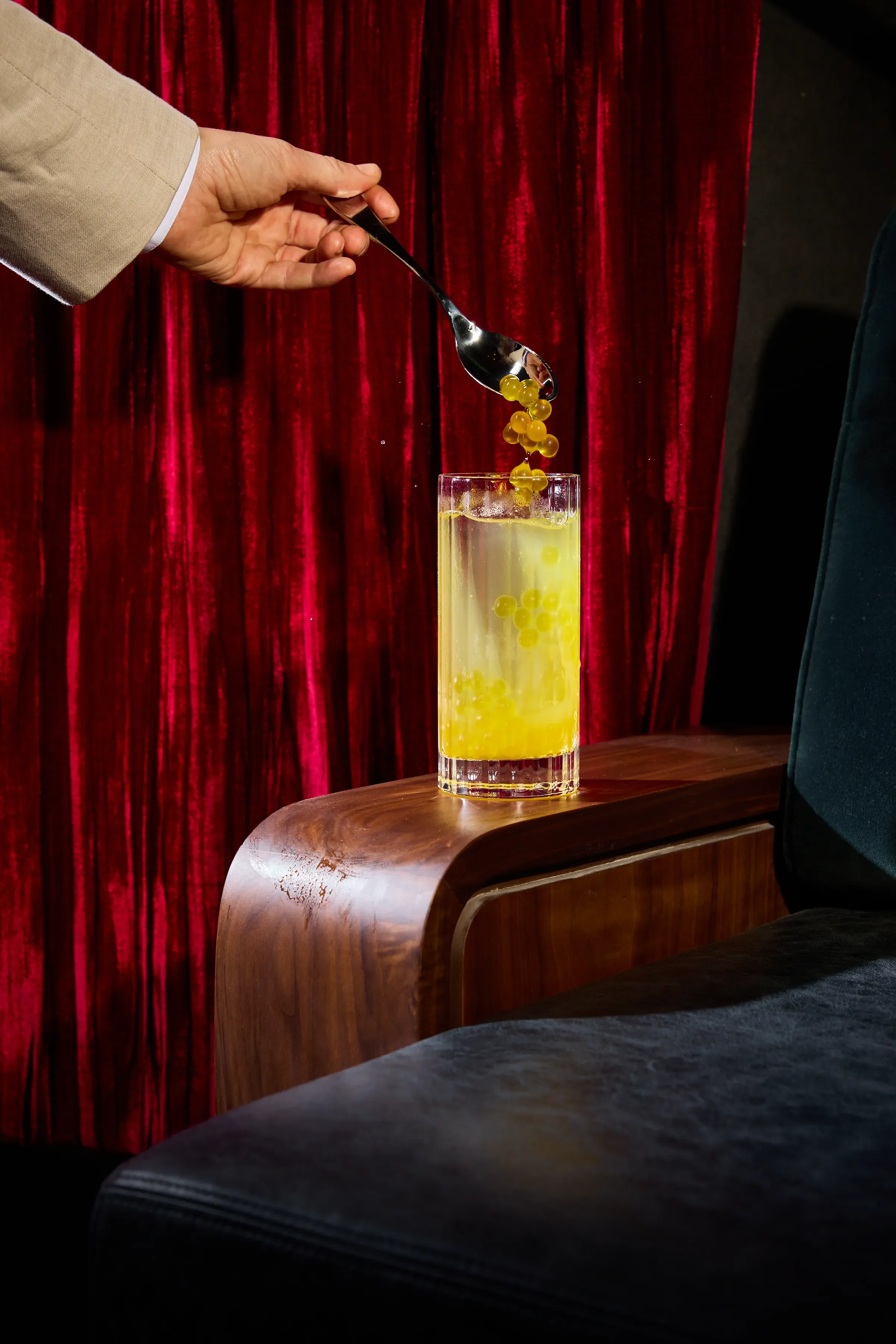 bubble tea cocktail by charlotte belvisotti