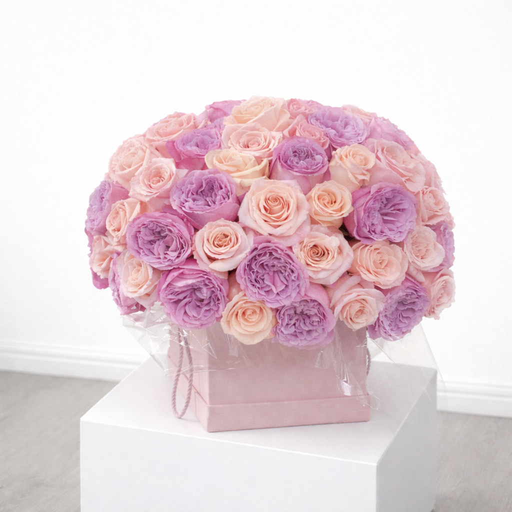 Blush & Lavender Roses