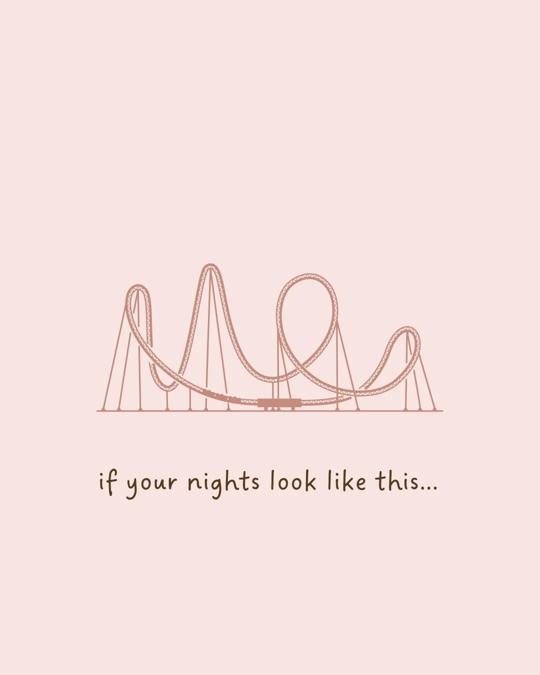 When your nights start feeling more chaotic than a rollercoaster at Six Flags... 

Let me know when you'd like to get off the ride!

We can find a calmer way through the night. Check out the link in my bio to learn more or send me a DM and we can tal