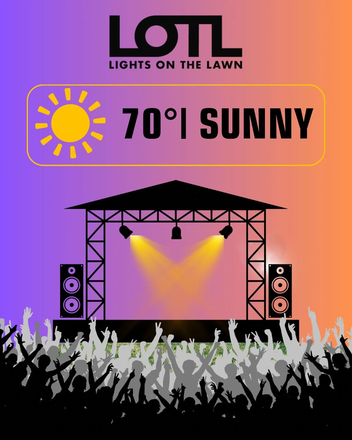 0% chance of rain, 100% chance of a great time.