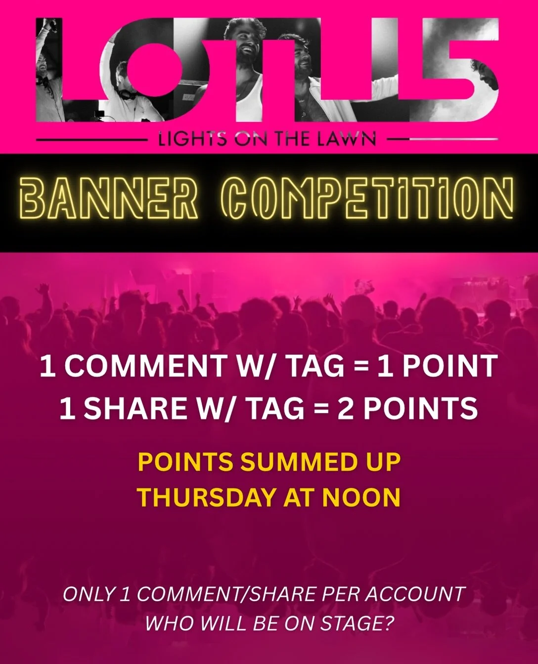 BANNER COMPETITION VOTING BEGINS 🎨🔥

these 5 orgs stepped up to the drawing board and gave it their all! now it&rsquo;s time to VOTE! Show them some love and help send them to the @thechainsmokers stage: 

HOW TO VOTE 🗳️

💬 comment the @ of the o