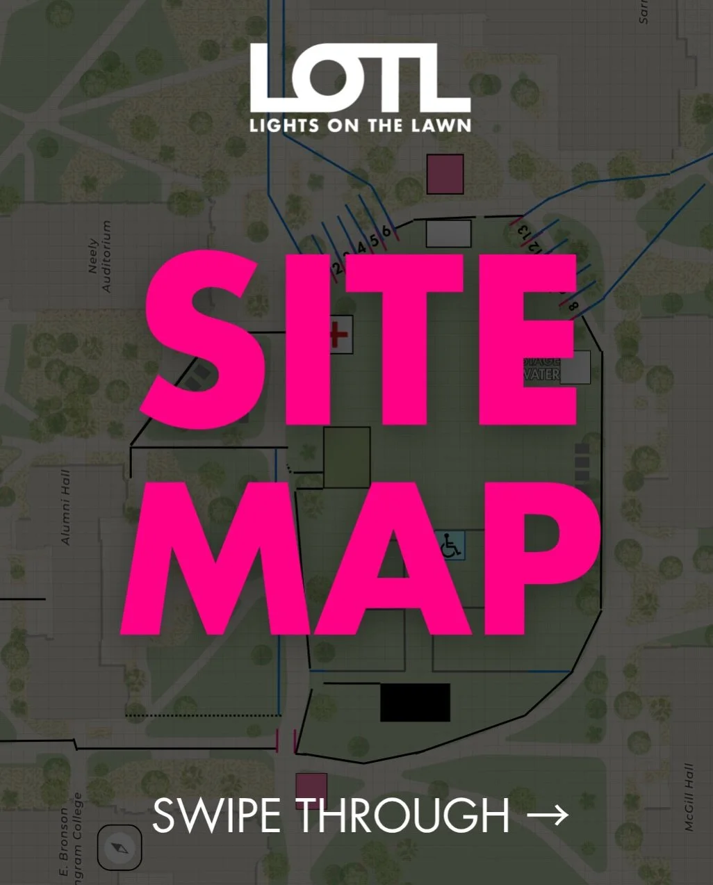 SITE MAP! TODAY IS THE DAY!!!! make sure to fetii to these drop off locations with code LOTL26 if you are a new user🙌