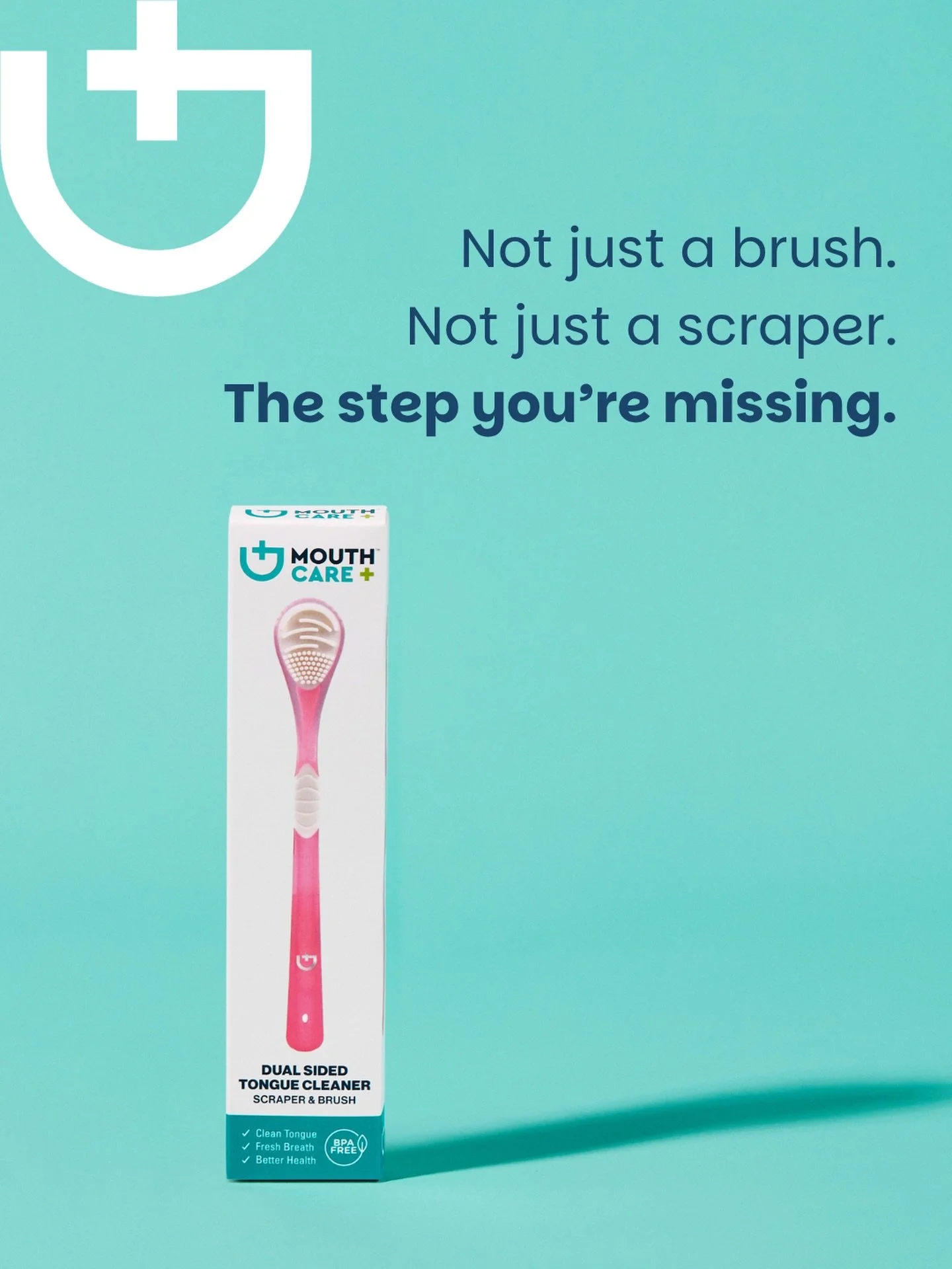Not just a brush. Not just a scraper. Most people are missing this step. Follow for better daily oral care 👇🏼 #MouthCarePlus #tonguecleaner #freshbreath #badbreath #oralcare