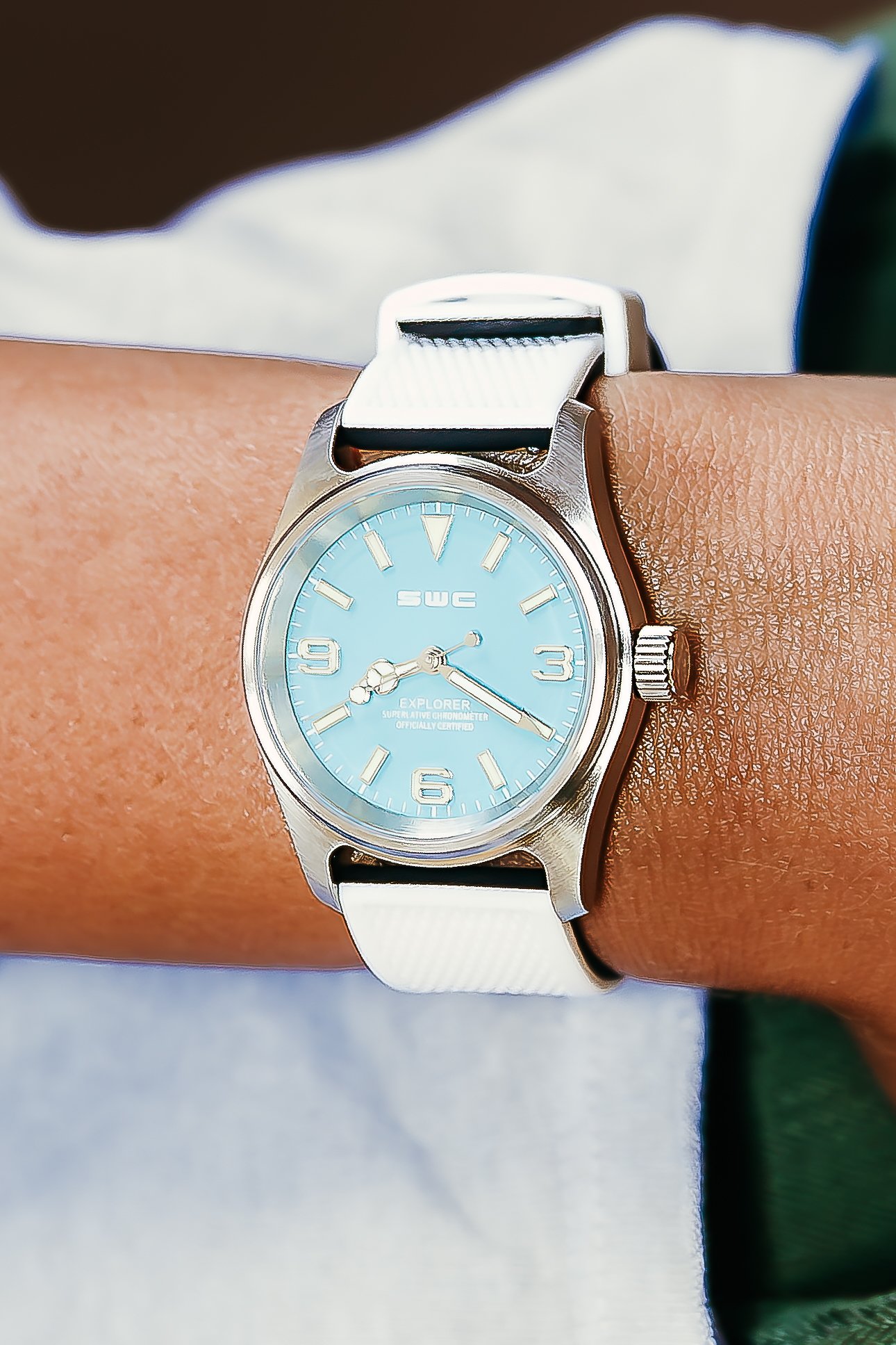 SWC - ADDISON FELDMAN BLUE DIAL WATCH