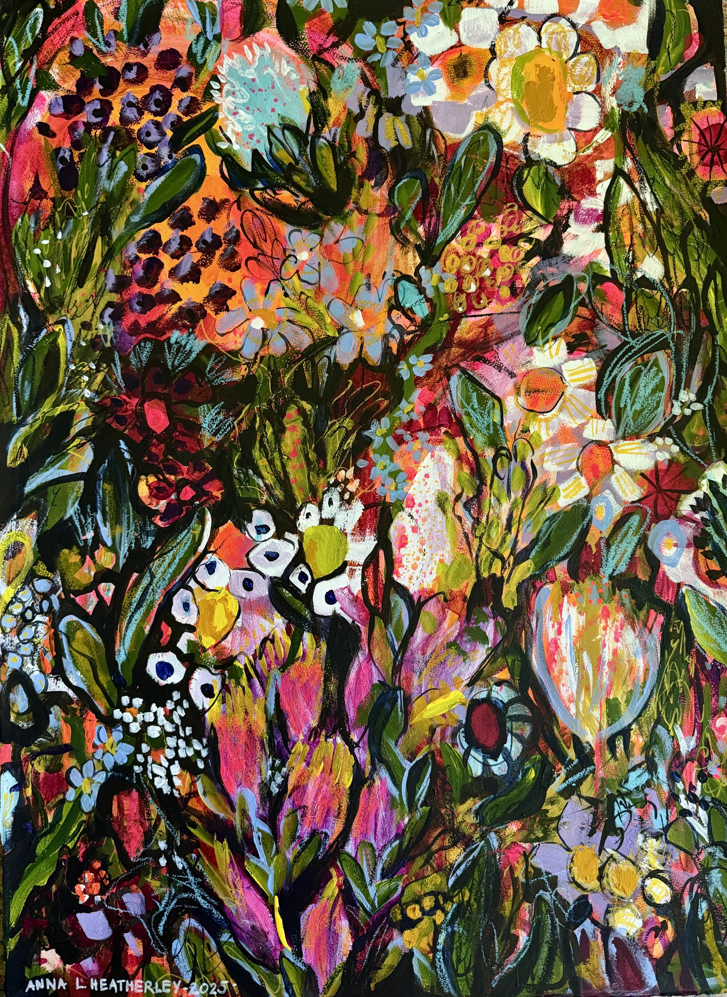 'WILD FLOW HER' 2025 -Original Painting
