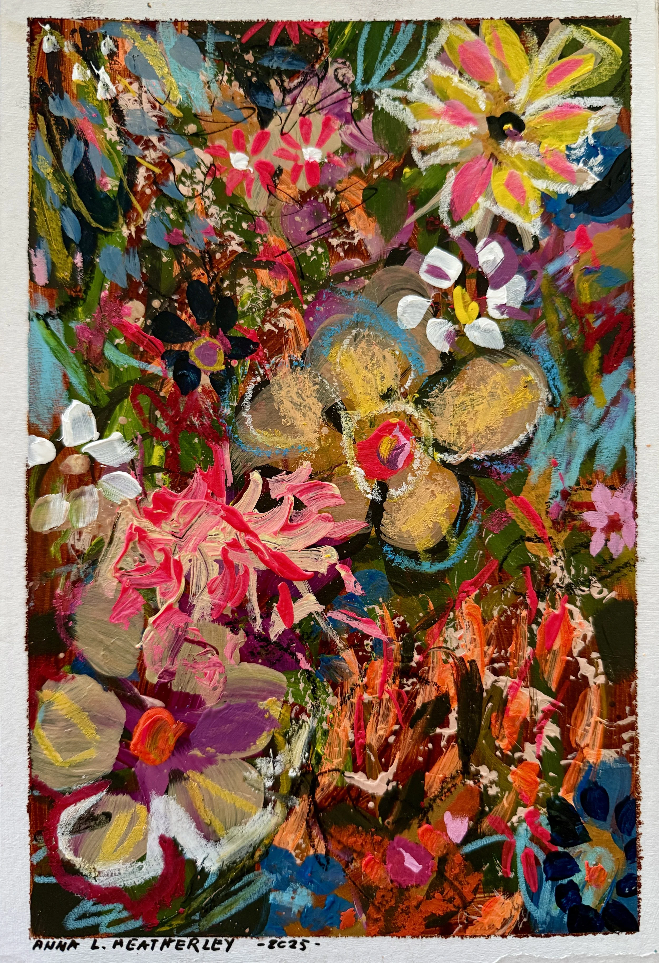 "FLOW HER #5' 2025 - Original Painting