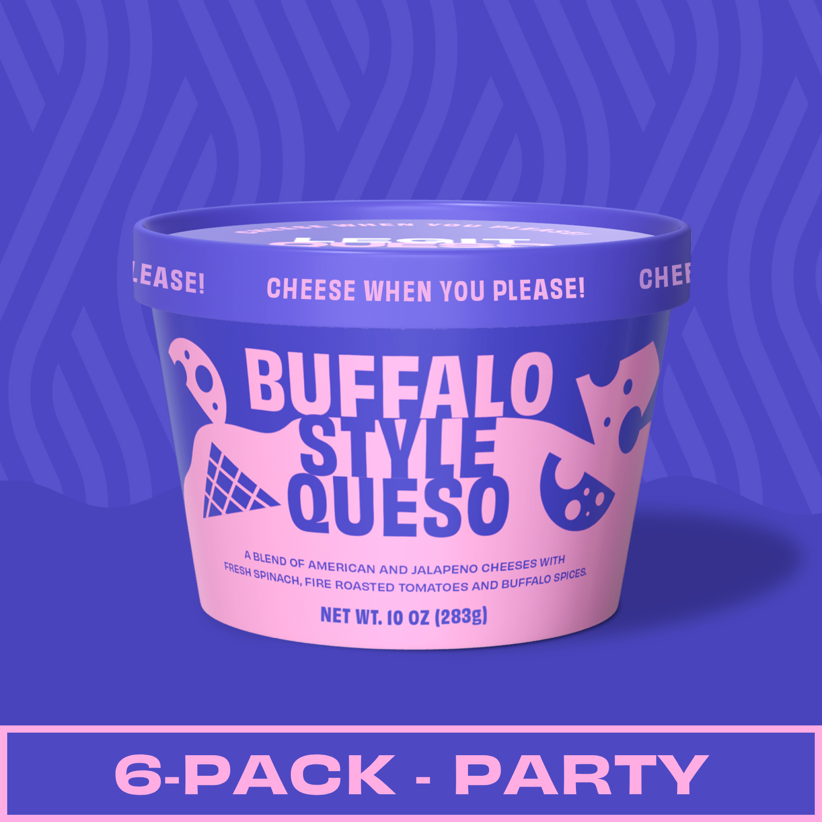 Buffalo Style Queso - Party 6 Pack