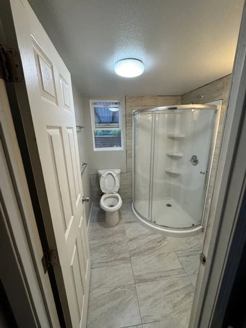 New shower