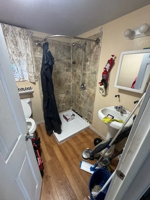 New shower