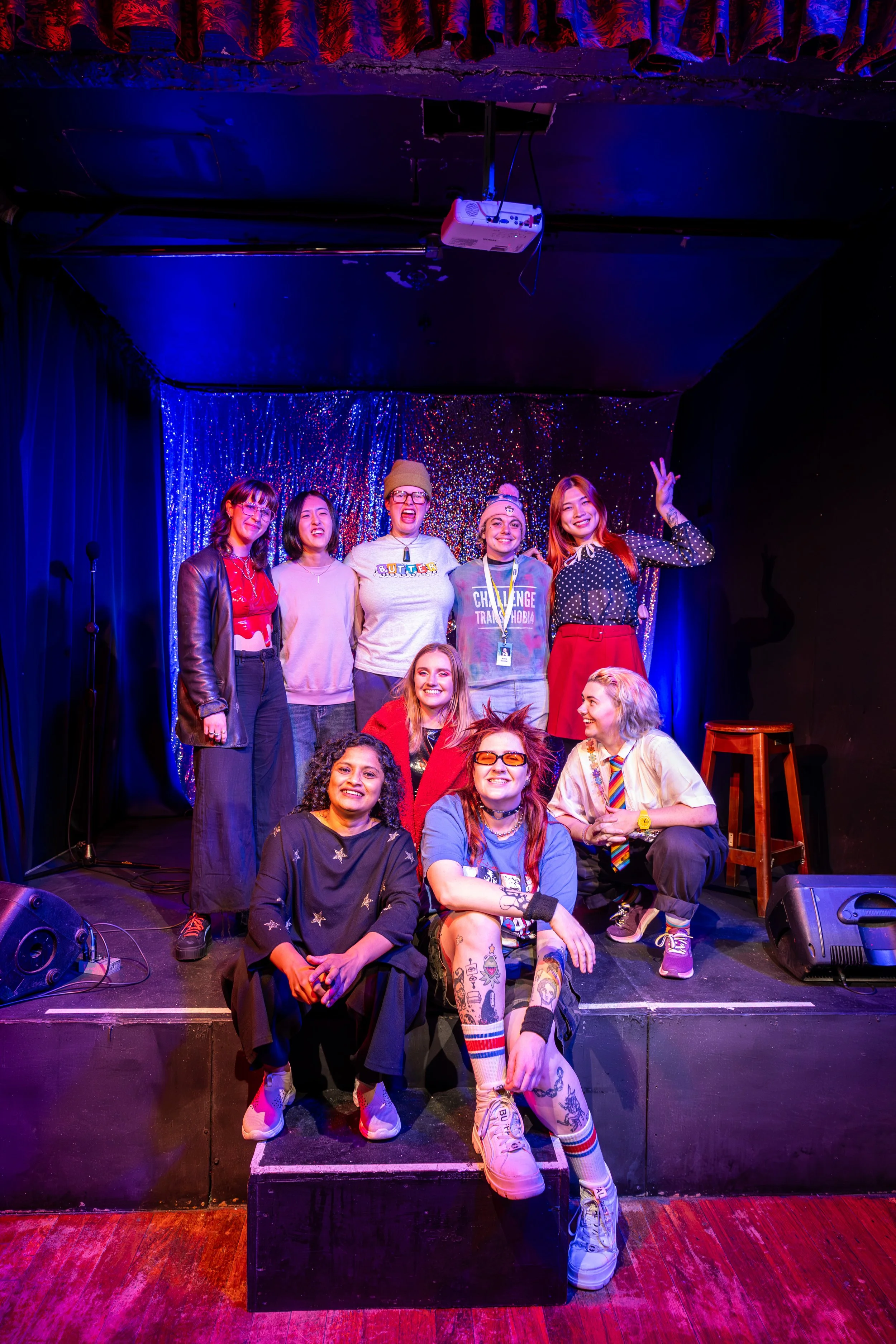 NZ International Comedy Festival in Wellington, May 2025, Photos by Becky.