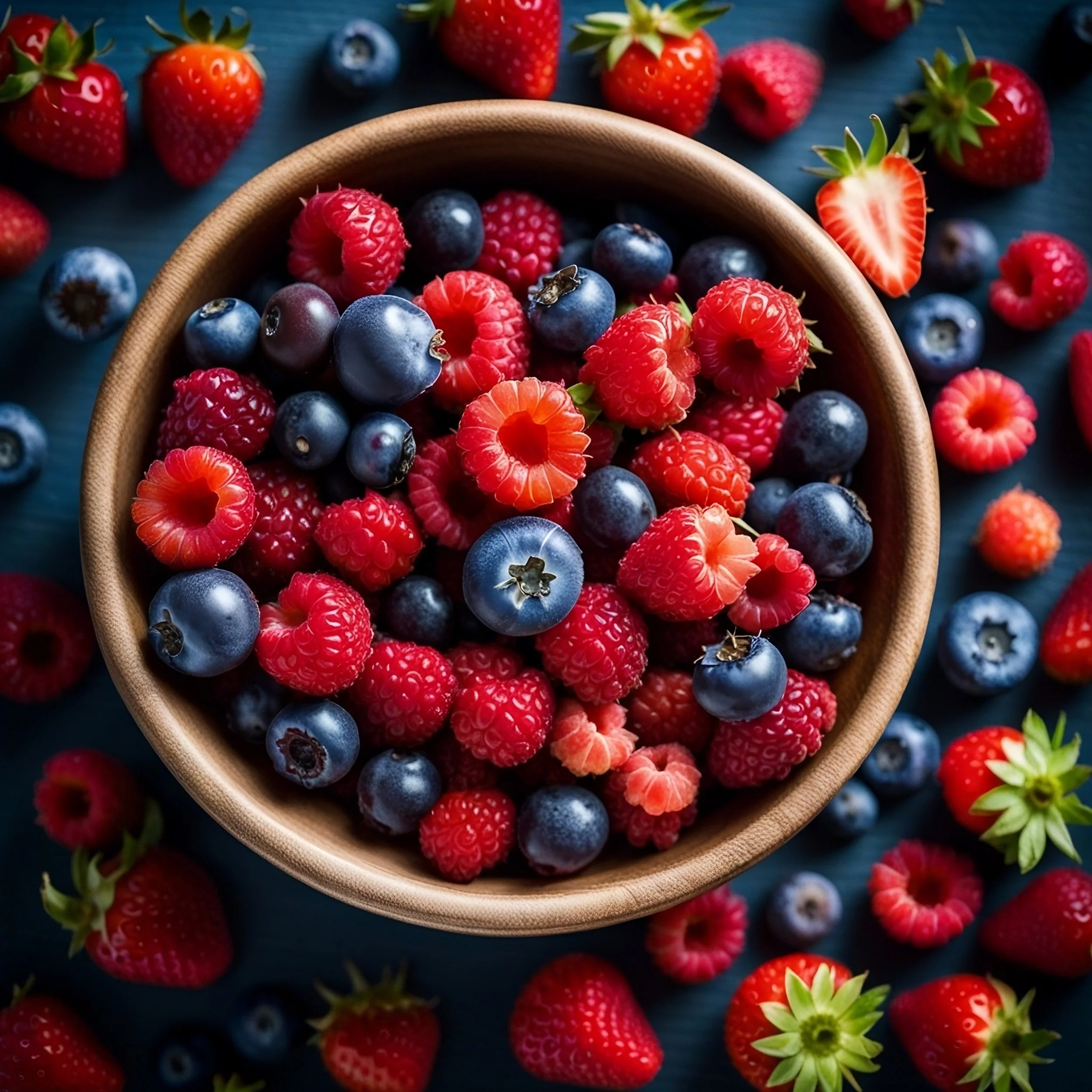 bowl of berries