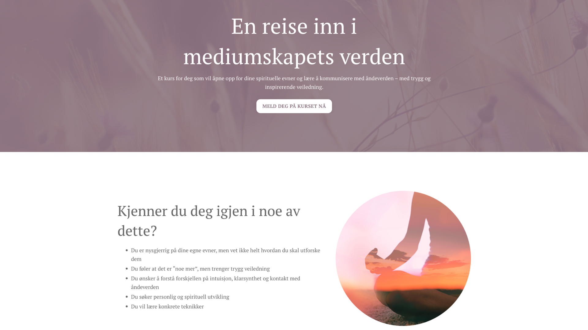 Nettside: Diana Tidholm Svennevig – Sørlandets Naturterapi
