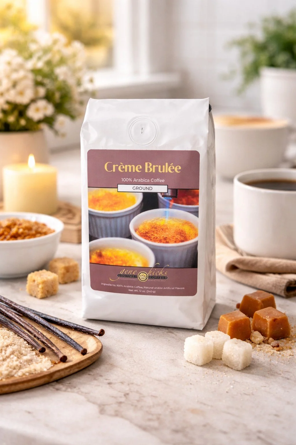 Crème brûlée coffee on a cozy countertop.jpg