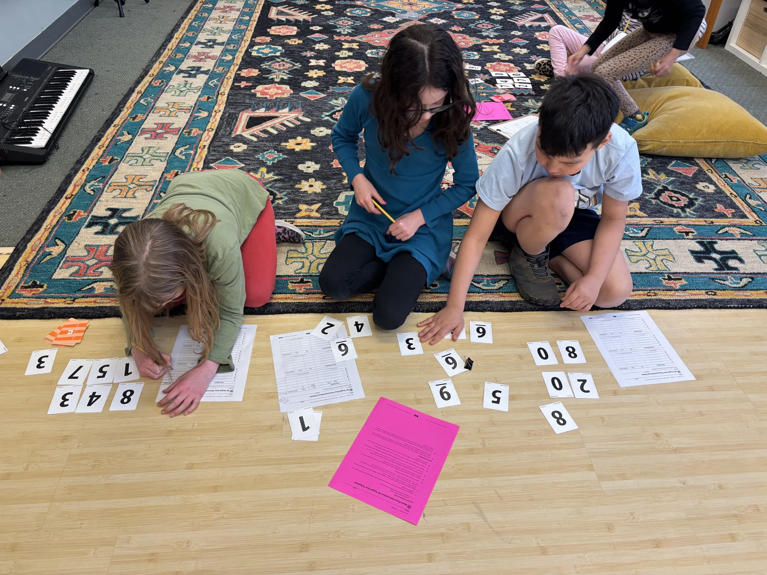 Working with number cards