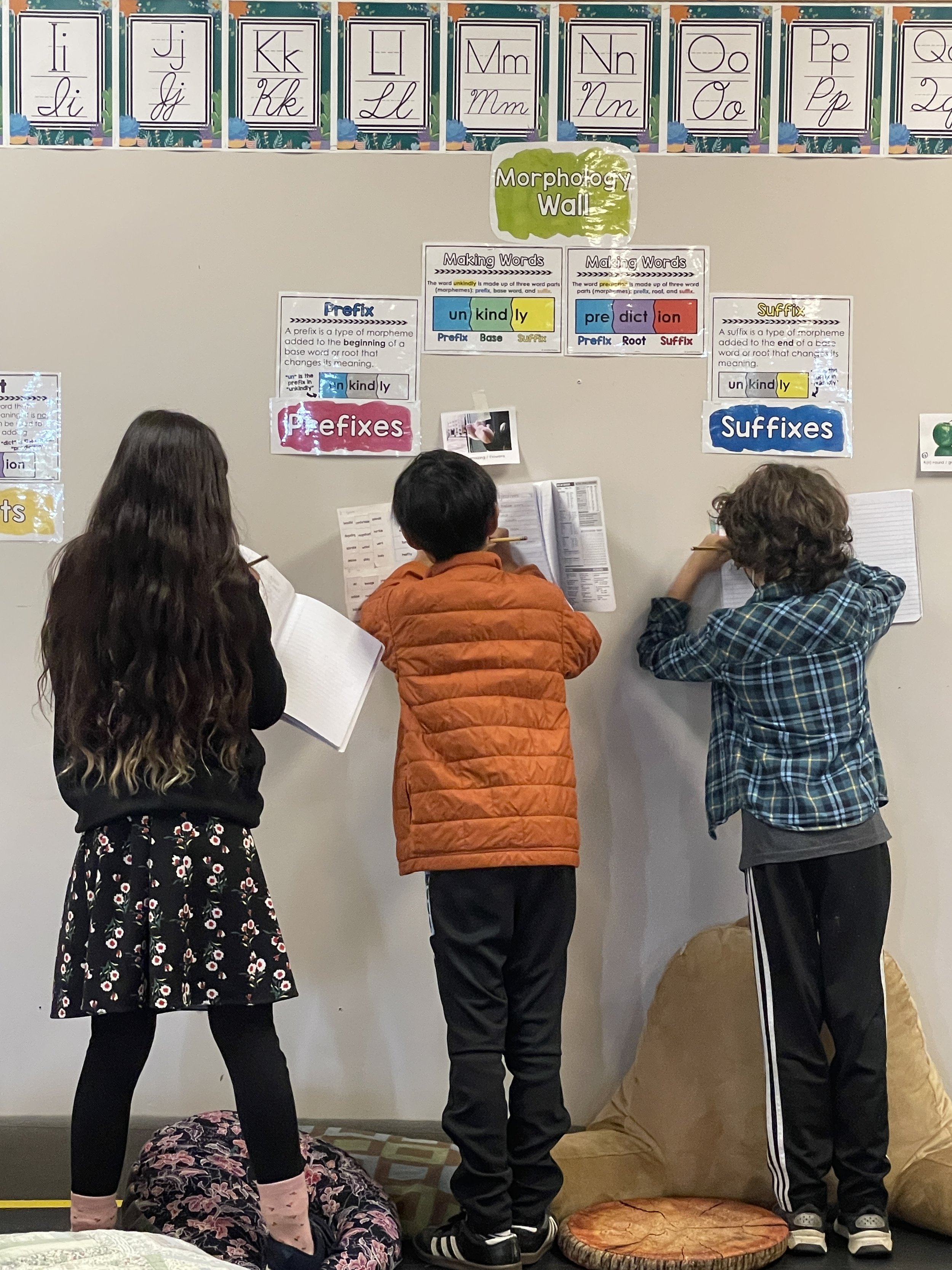 Working on the morphology wall