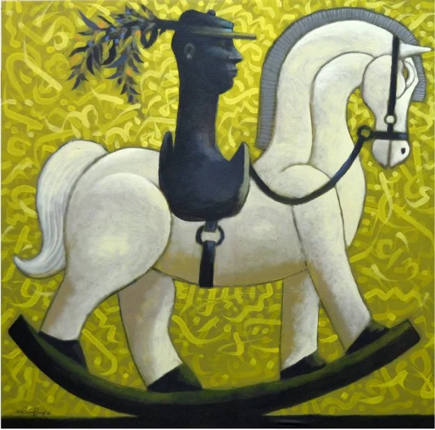 The Shrine of Don Quixote - Acrylic on Canvas - 59x59' - 2018.jpg