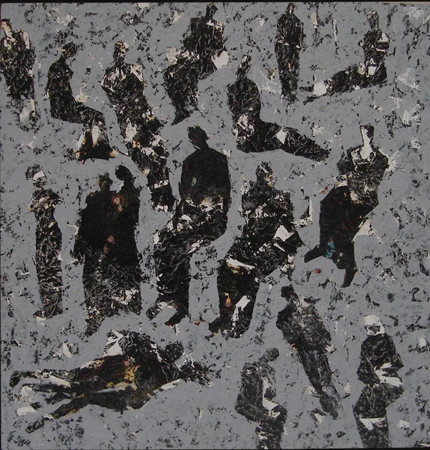 Life at Night - Acrylic on Wood - 48x48'- 2013.jpg