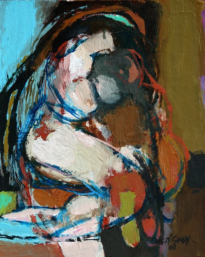 My Daughter - 8X10' - Acrylic and Oil on Canvas.JPG