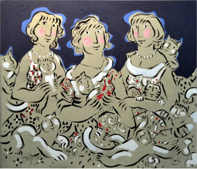 The Three Sisters - Acrylic on Canvas - 39.3x47.2' - 2018.jpg