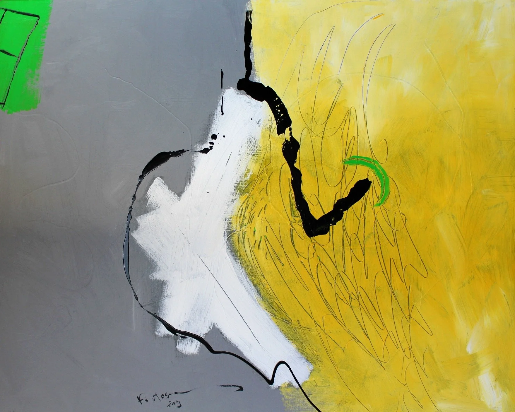 Untitled  (5) - Acrylic on canvas - 31.5'x39.3' -2013.jpeg