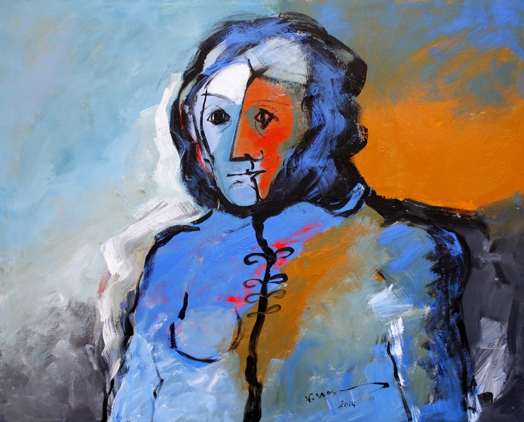 Untitled - Acrylic on canvas - 31.5'X39.3'- 2014.jpeg