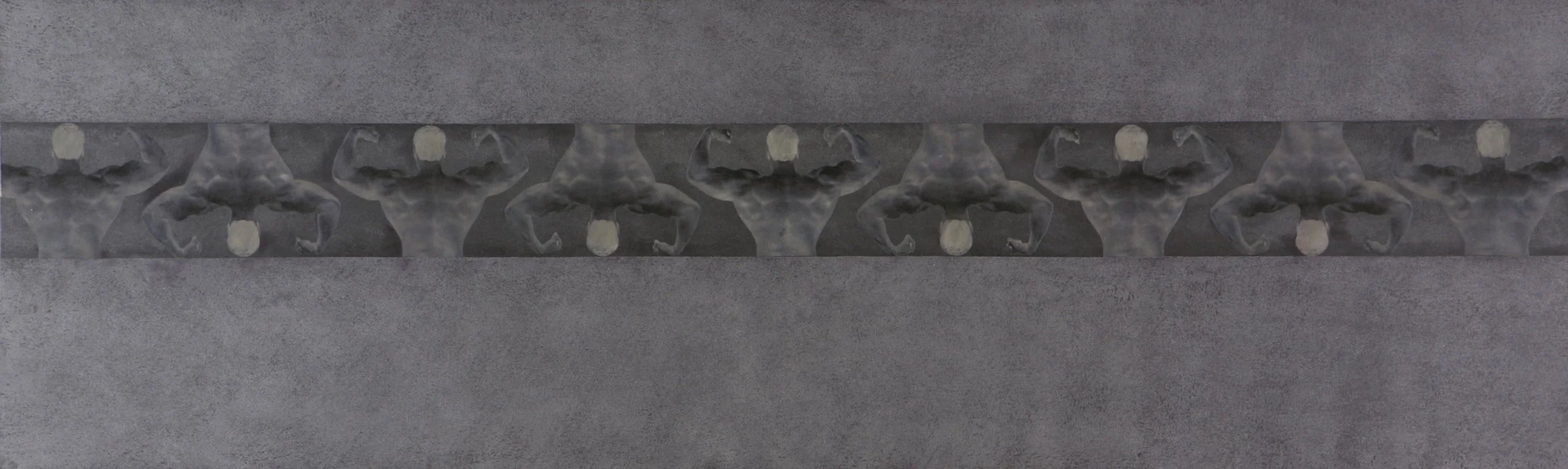 The Incredible Lightness of Being - Mixed Media Photomontage on paper -47.2x21.6x2 - 2010.jpg