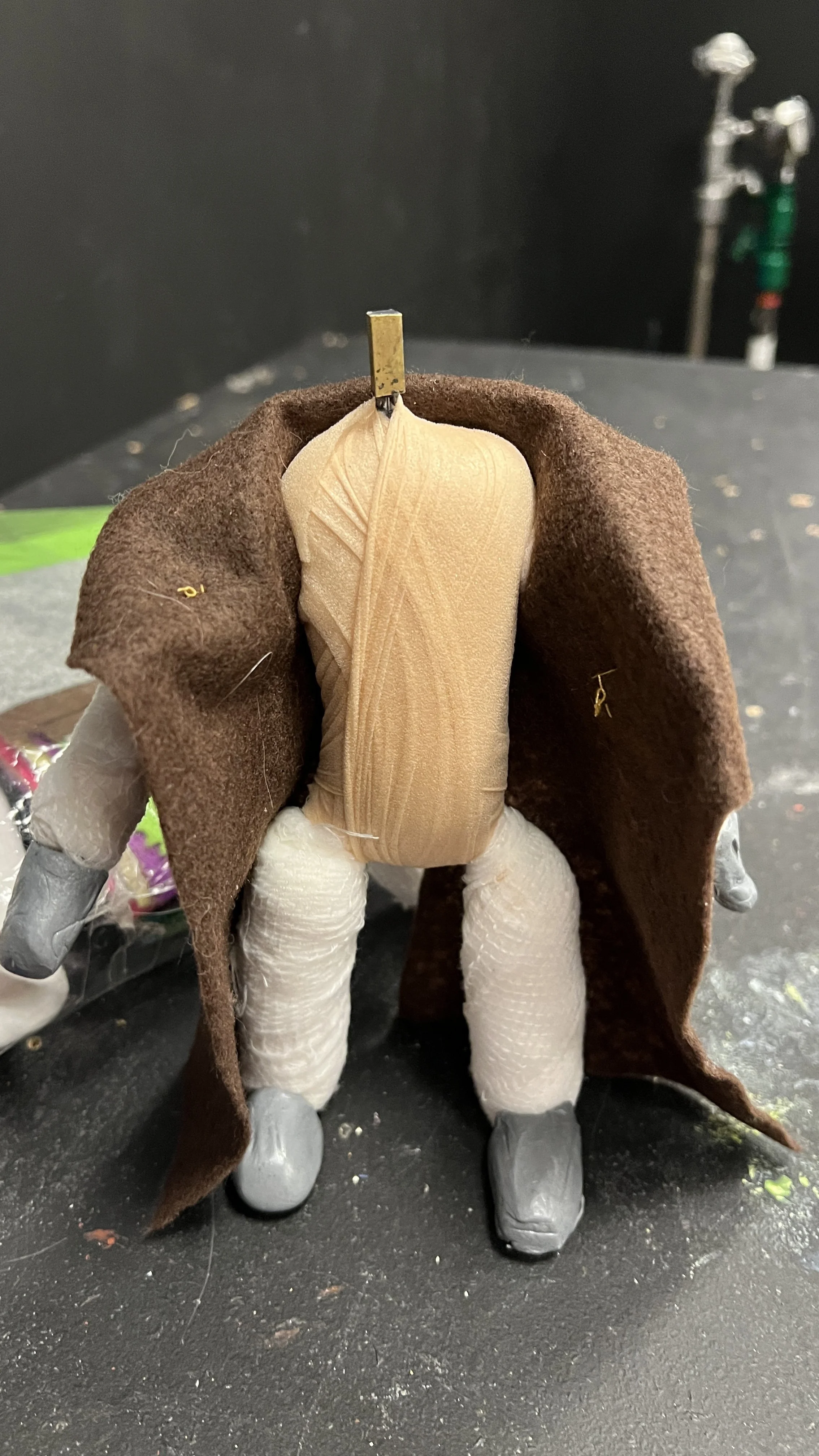 Figure with robe on