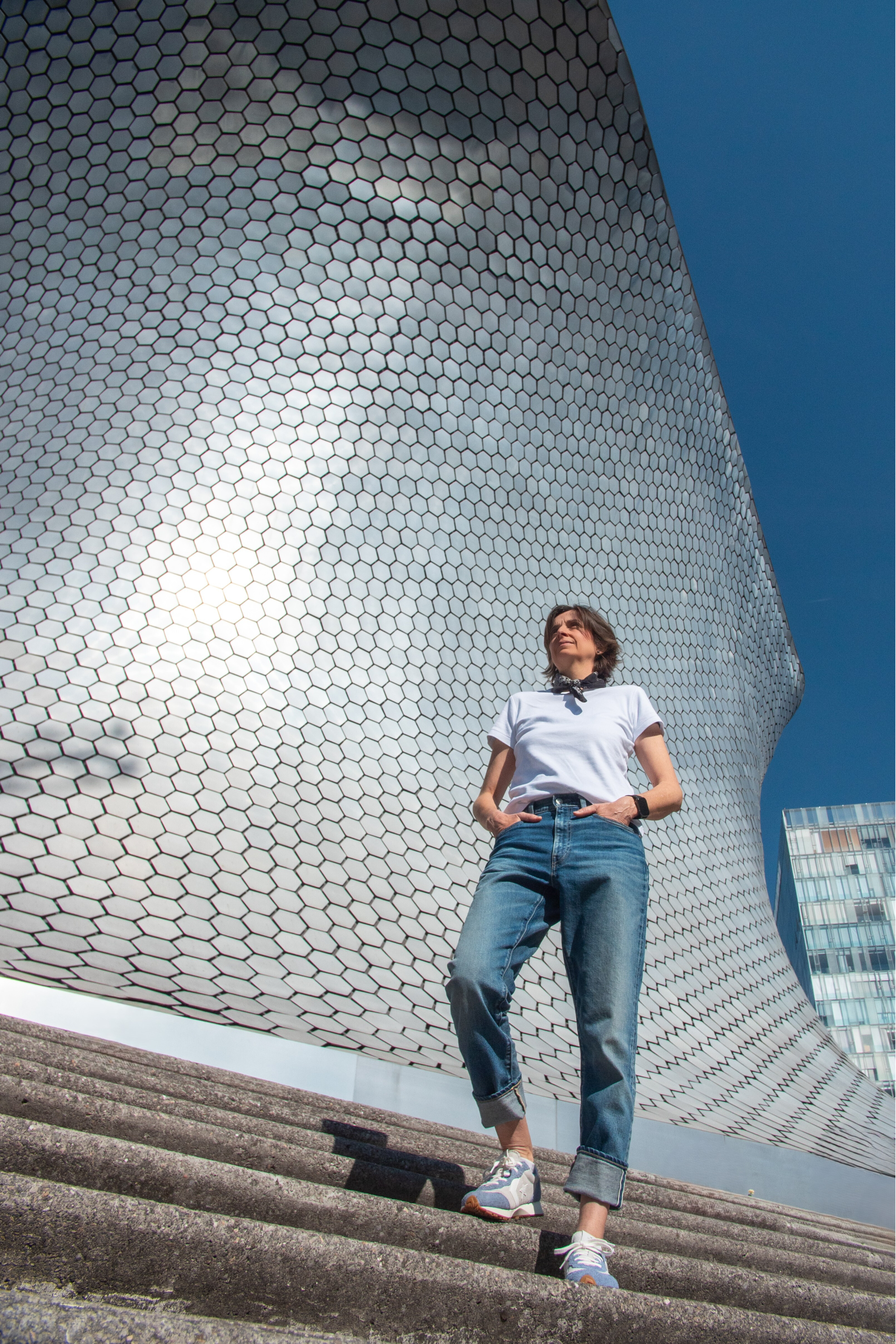 Portrait en exterieur de Delphine Auber, coach emotionnel sportif