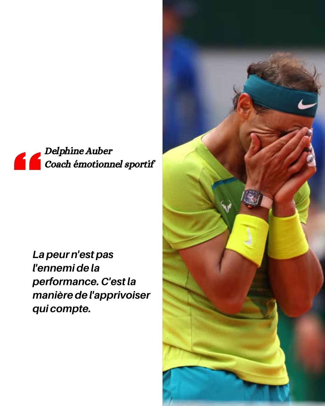 Rafael Nadal, heureux d'avoir gagné le tournoi de Roland-Garros