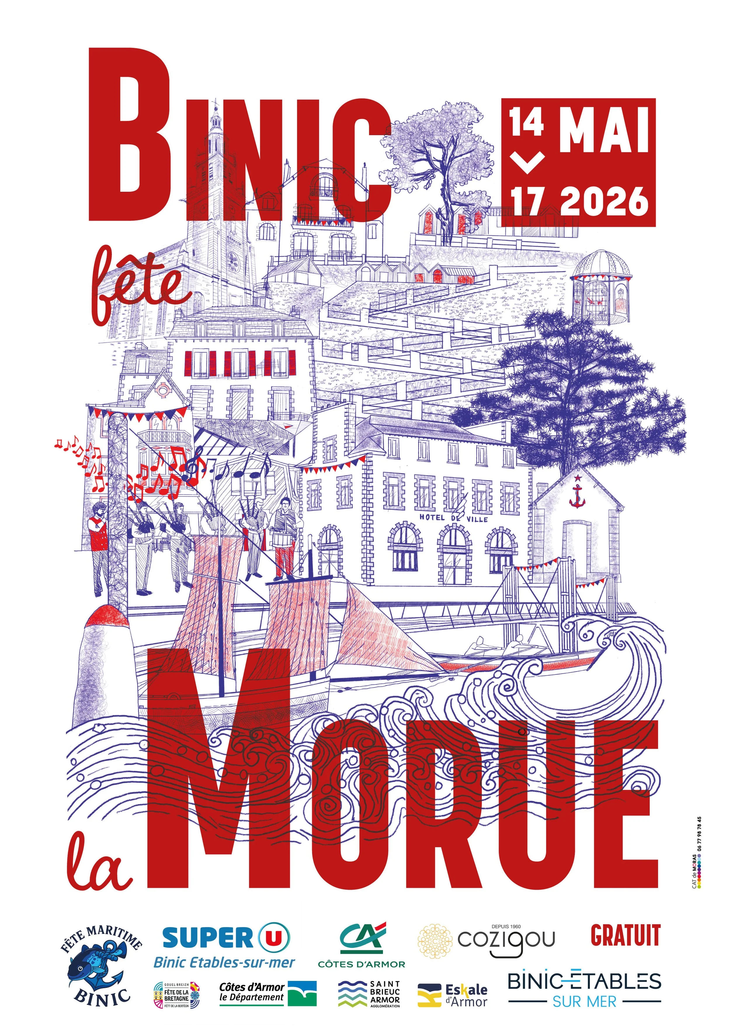 Binic fête la Morue 2026 : un week-end incontournable à deux pas du Manoir