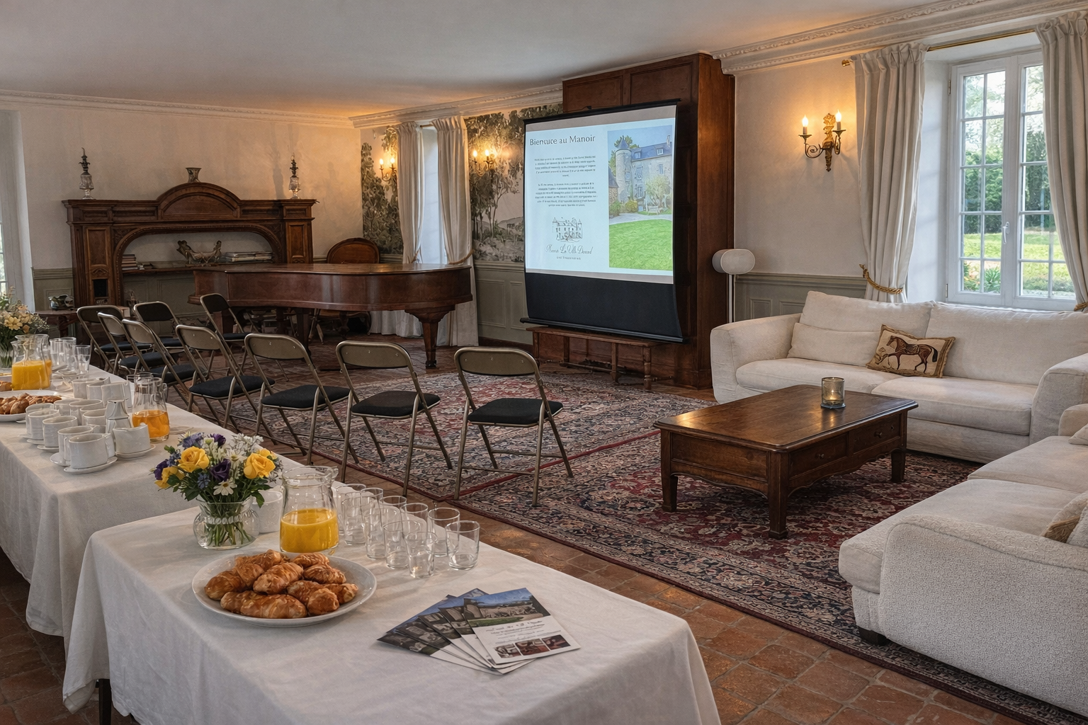 Séminaires &amp; retraites professionnelles au Manoir La Ville Durand