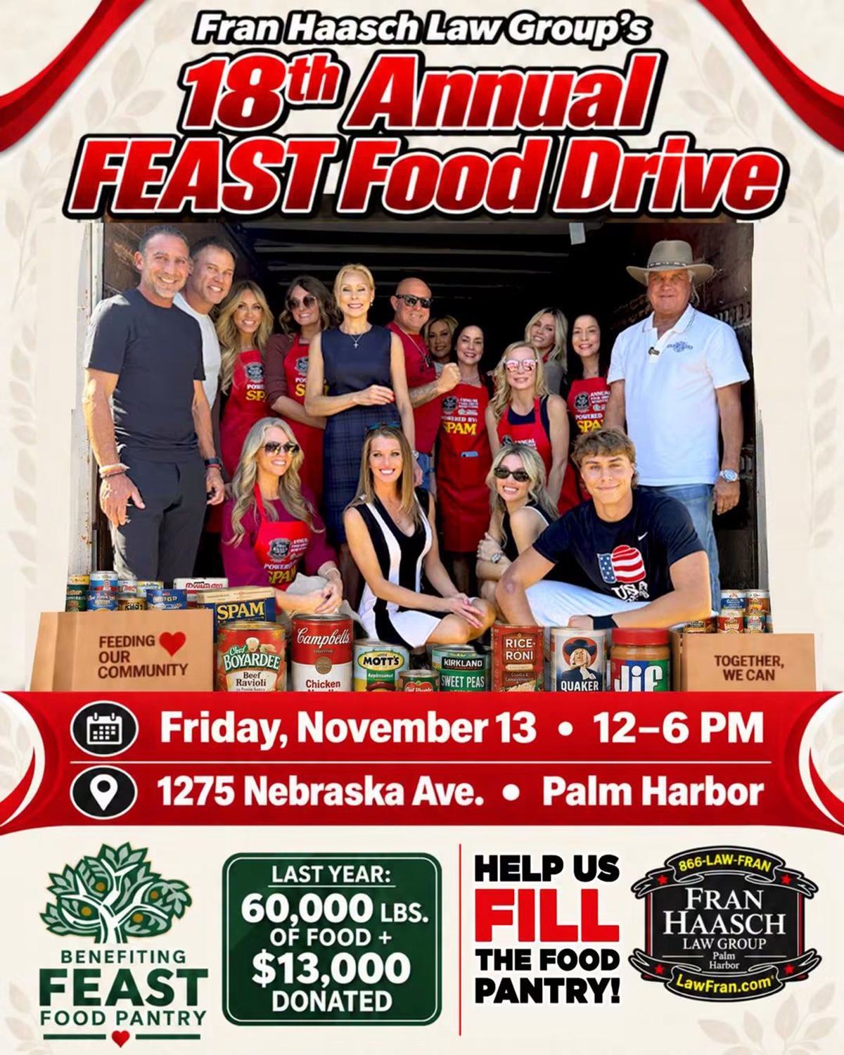 18th FEAST Food Drive