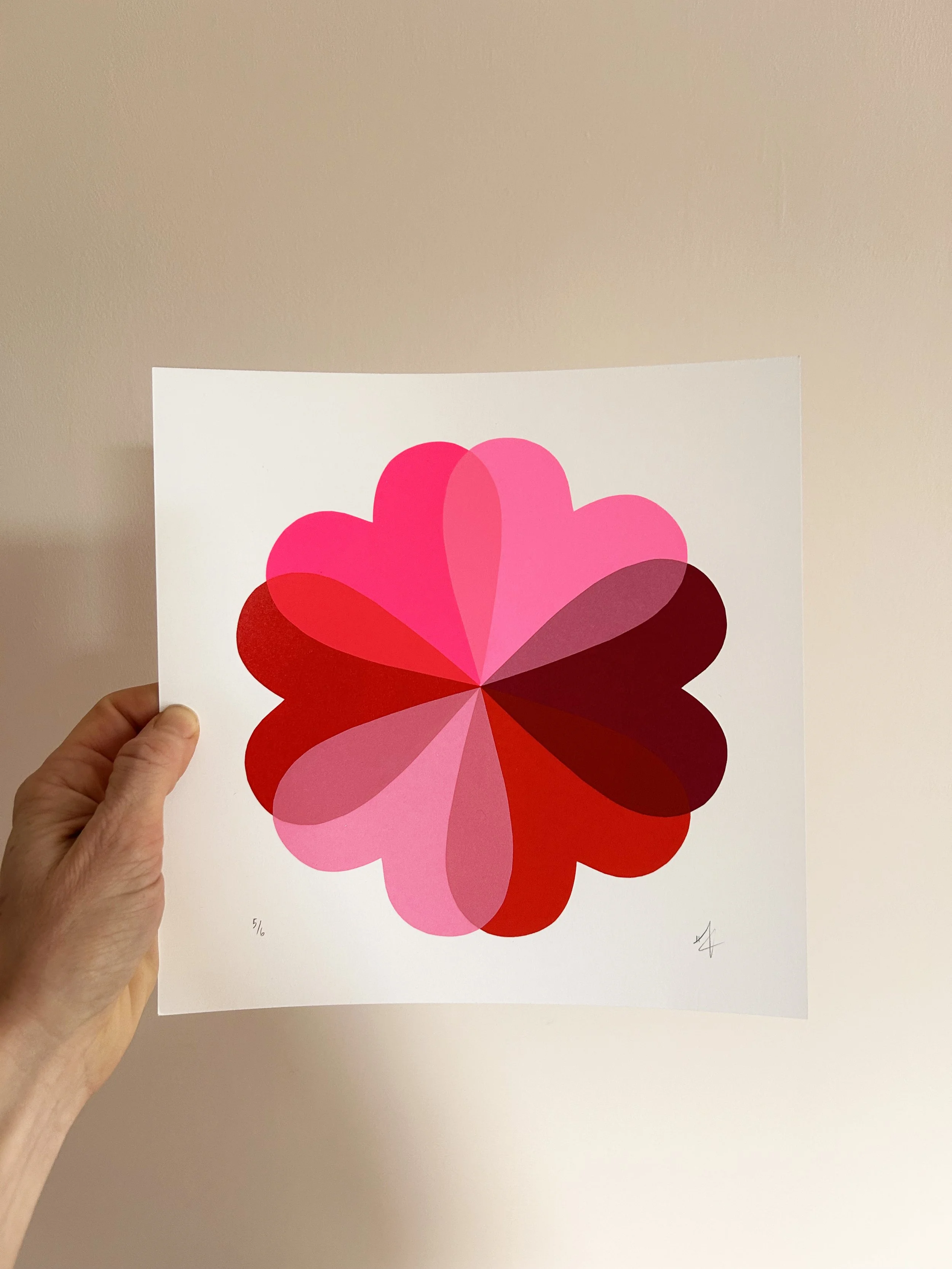 Small Hearts + Flowers | Deep Reds