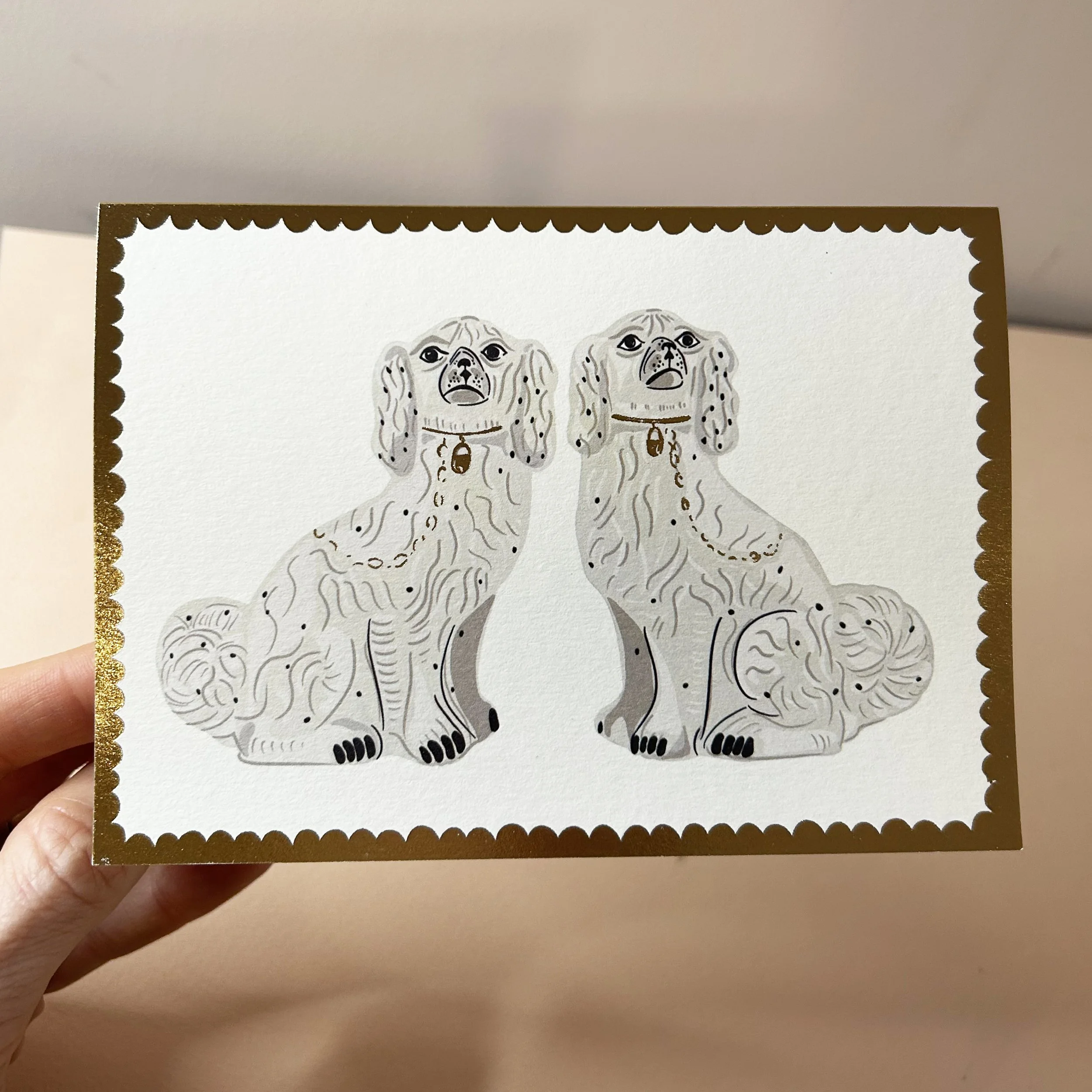 Golden China Dogs | Foiled Card