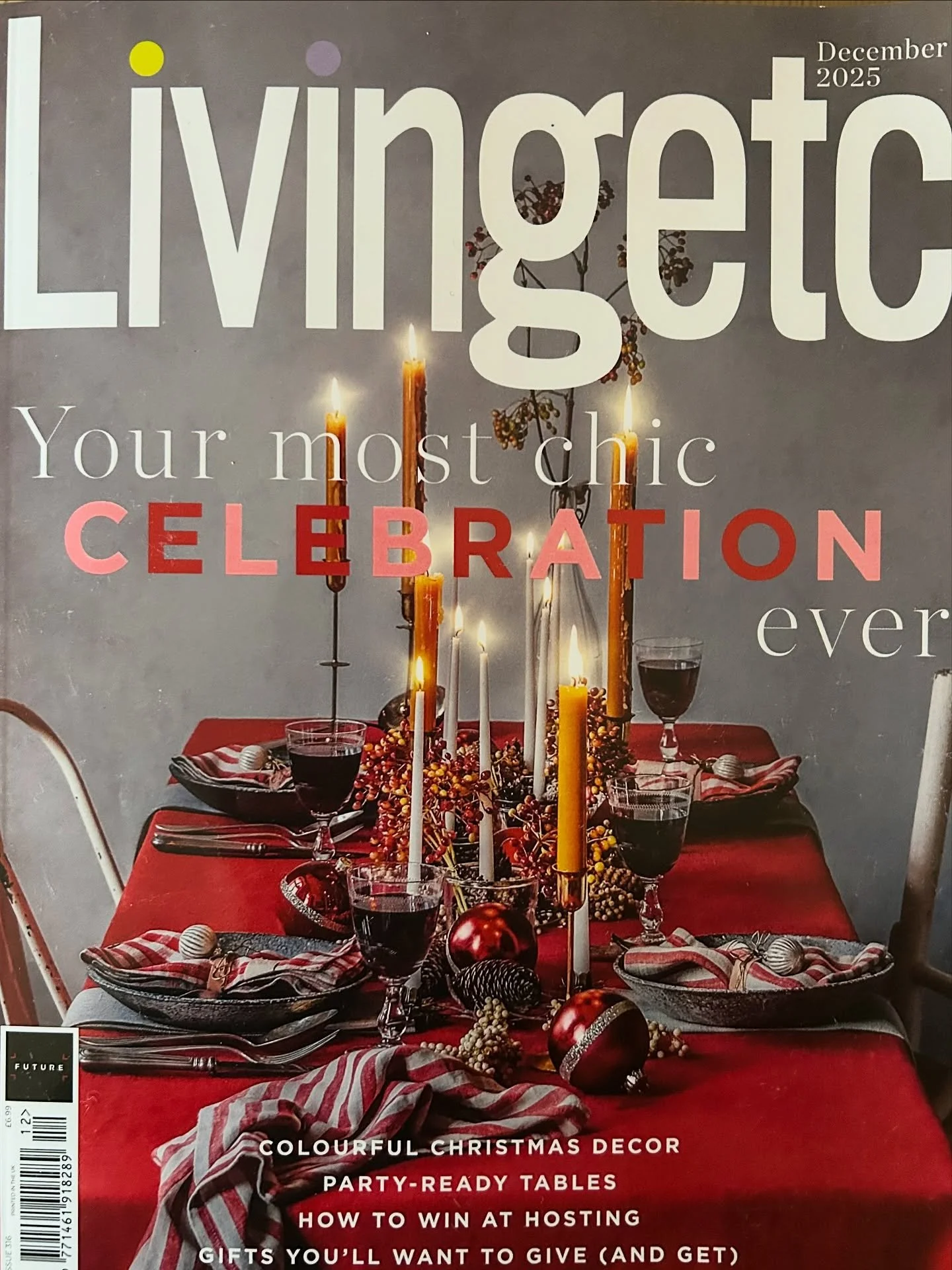 Such a pretty cover @livingetcofficial it&rsquo;s giving main page energy 🩷❤️ and thanks for having me x