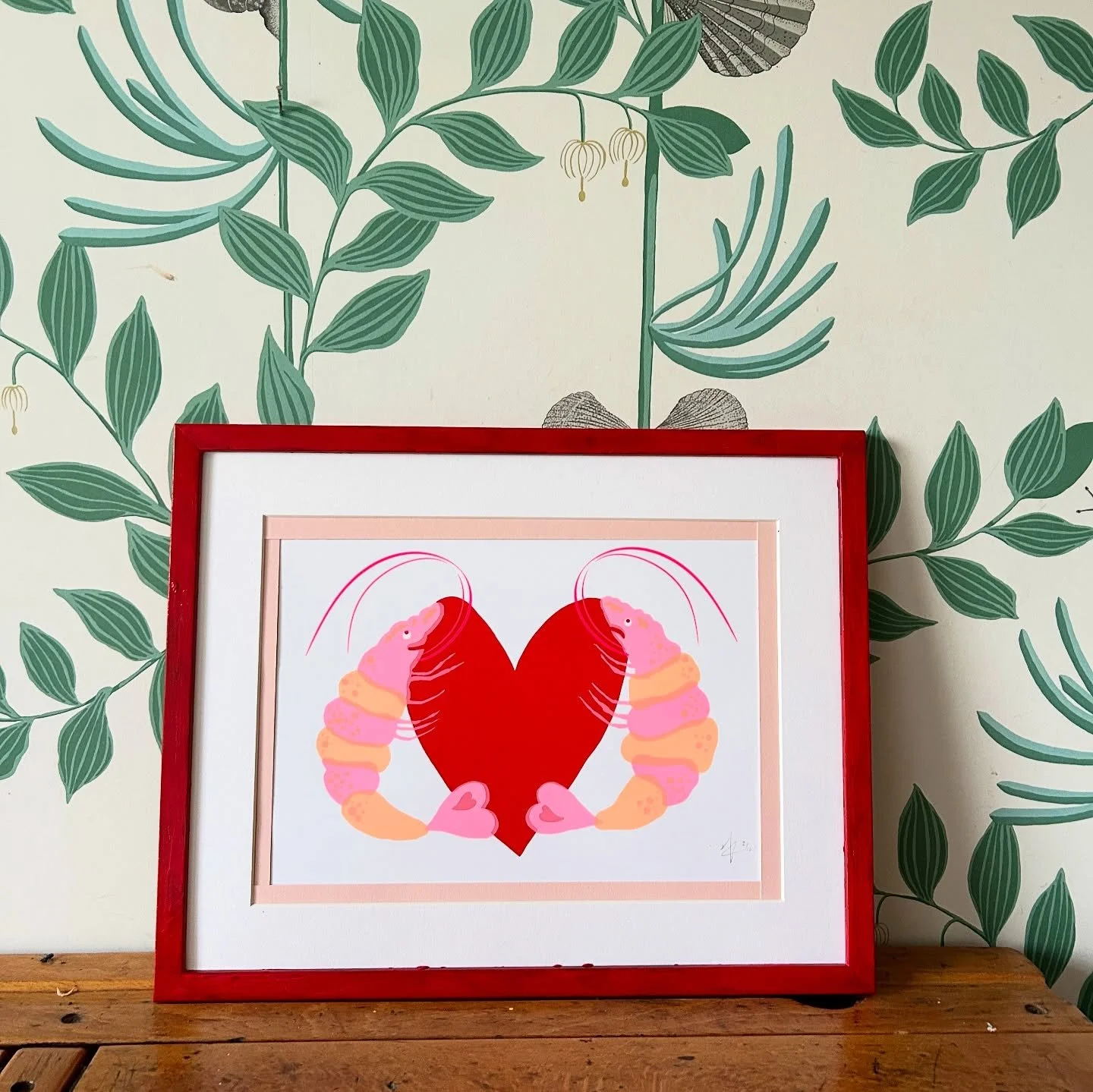 Who says romance is dead? Say it with Prawns 🦐❤️🦐 #valentinesday #limitededition #screenprint