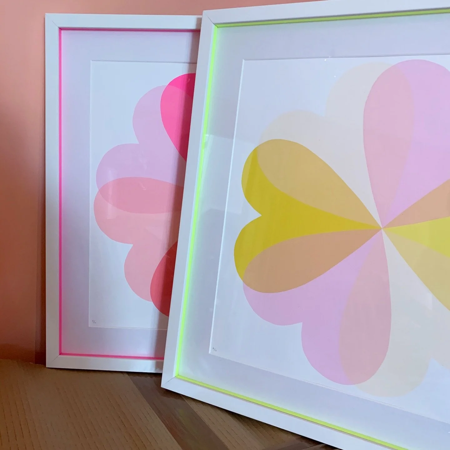 Feeling Hot Hot Hot 💛☀️💛 Still loading screen prints on to my Mega Sample Sale today&hellip; loads of hearts yesterday, wonder what I&rsquo;m going to find in the drawer today #samplesale #keepongoing #screenprintinglife
