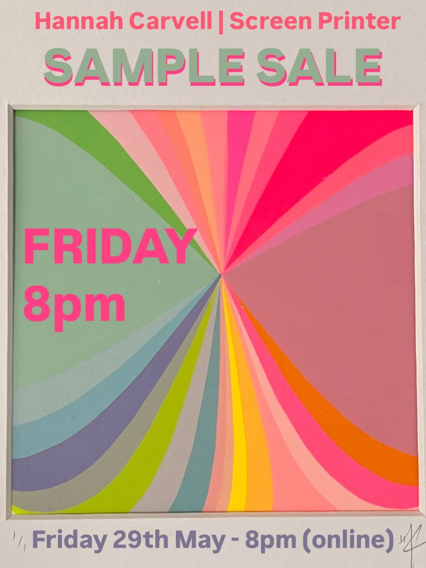 Today&rsquo;s the Day - see you at 8pm #samplesale