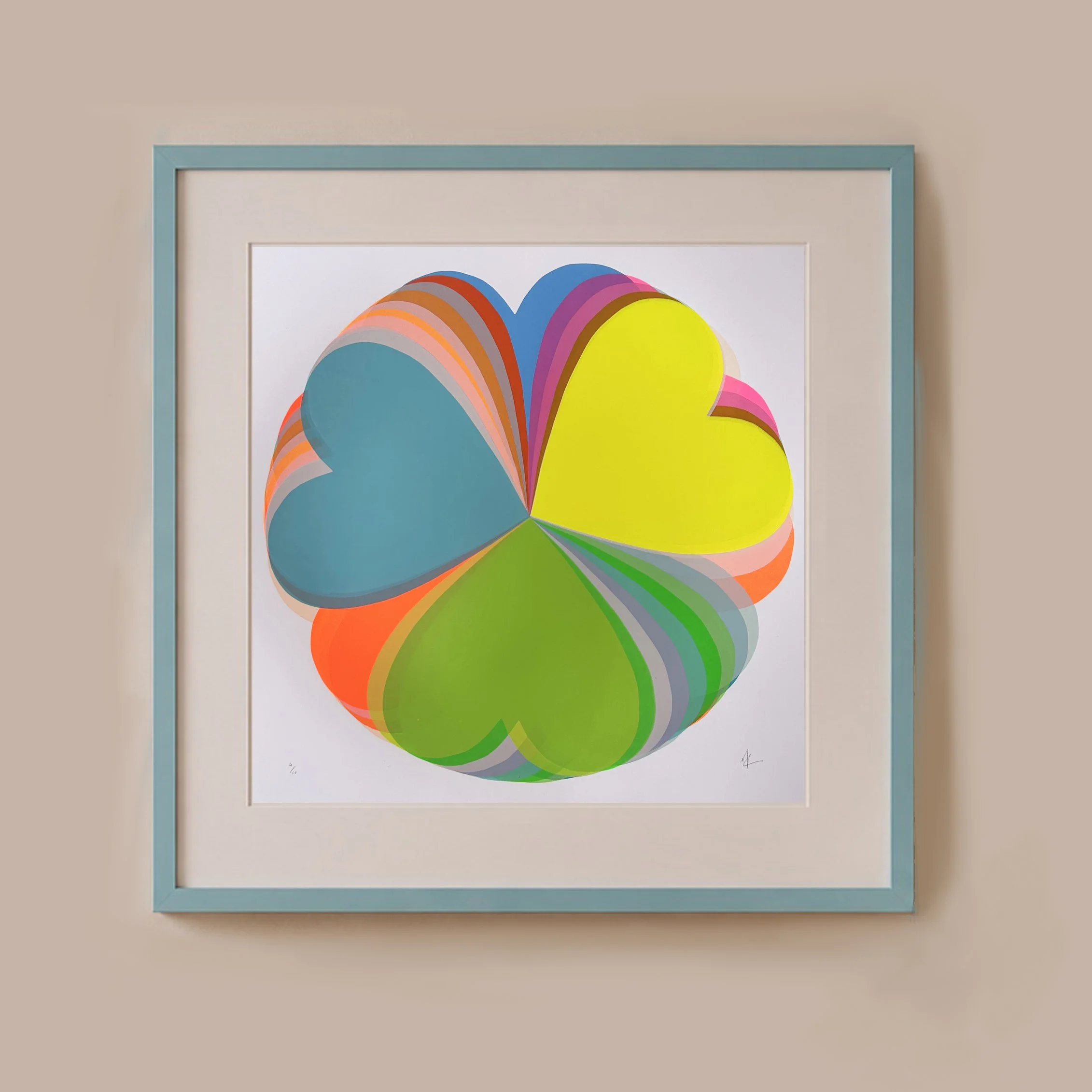 Abstract Hearts | Citrus Pop