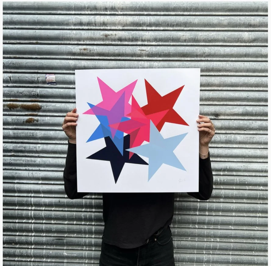Abstract Stars | Screen Print
