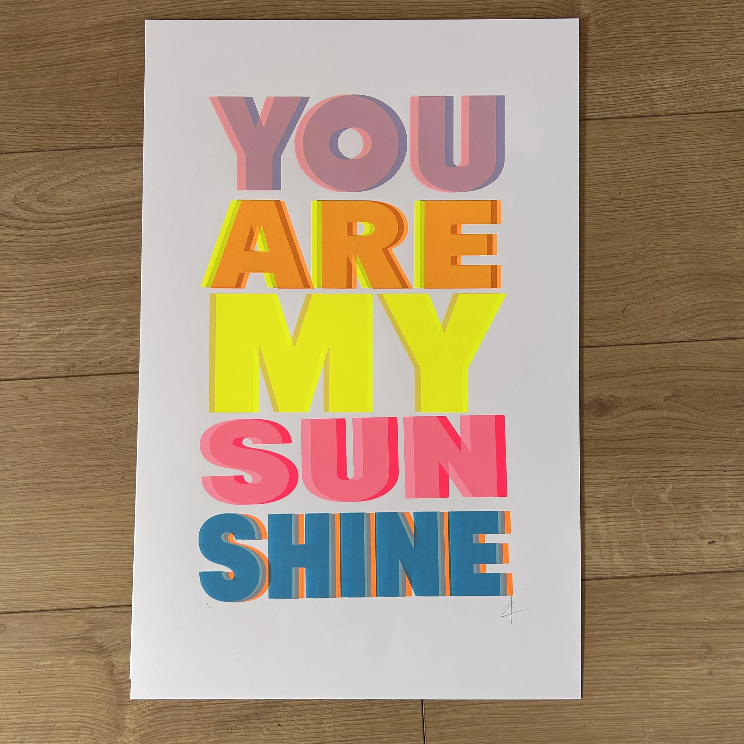 You Are My Sunshine | Block Colour 2nds
