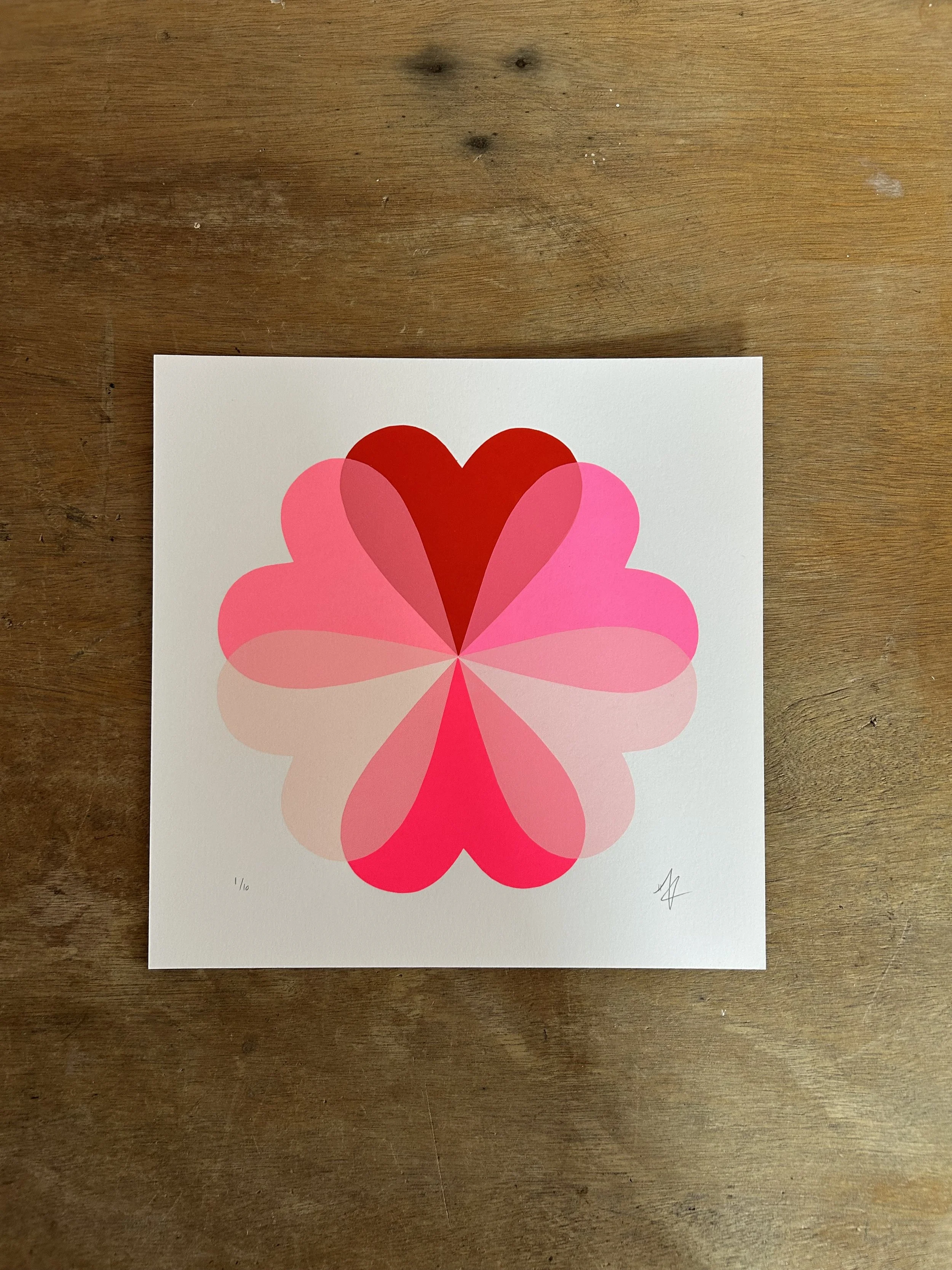 Small Hearts + Flowers | Red and Pinks