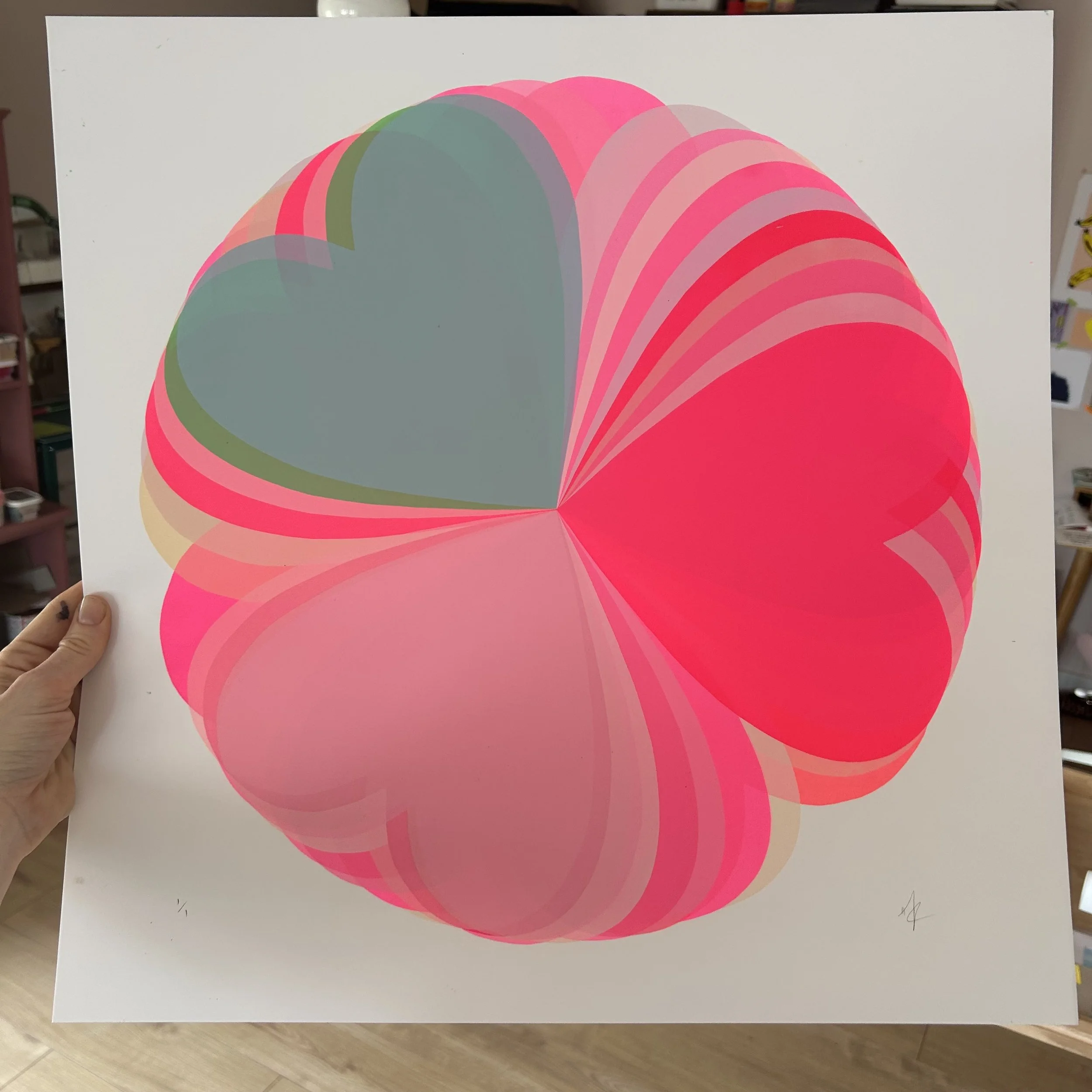 Large Frilly Hearts and Flowers | 4