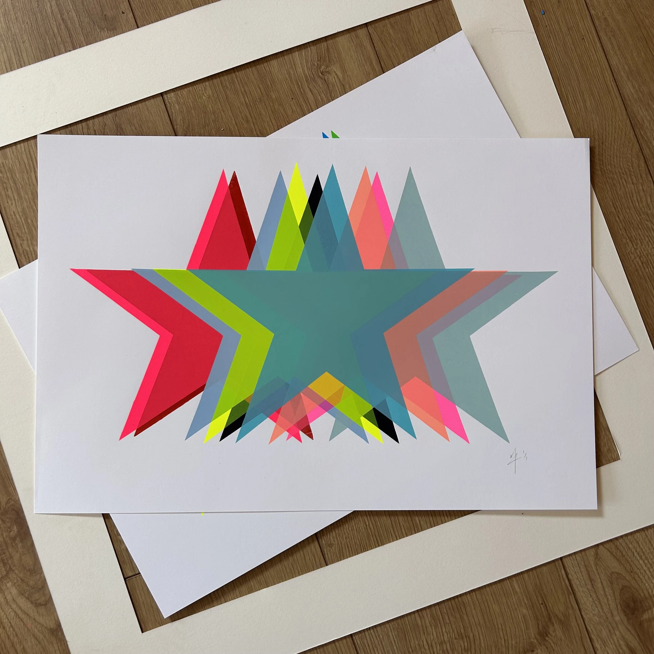 Rainbow Stars Test Sheet 2