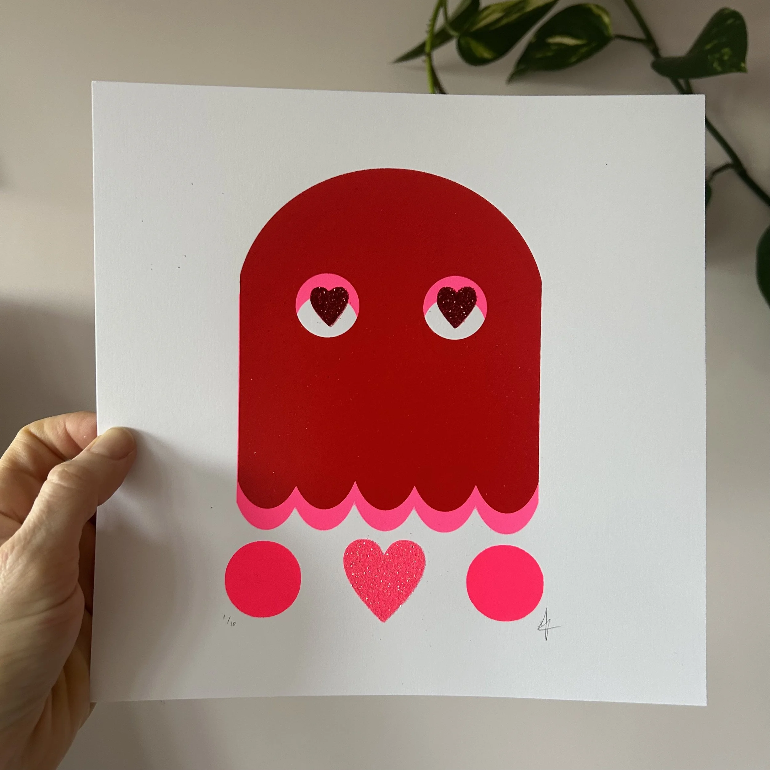 Single Ghost | White Paper | Glitter LOVE Edition